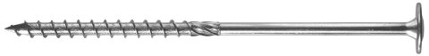 WKRĘT DO DREWNA Z KOŁNIERZEM NA TORX OCYNKOWANY 8*180MM T40