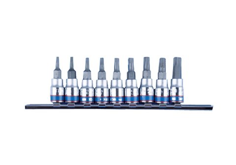 KPL. NASADEK 1/4'' TORX 9 SZTUK T8-T40