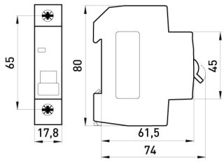 WYŁĄCZNIK NADPRĄDOWY MCB.PRO60 1P B32A 6KA