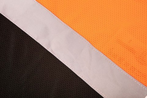 KOSZULKA T-SHIRT OSTRZEGAWCZY CIEMNY DÓŁ POMARAŃCZOWY L