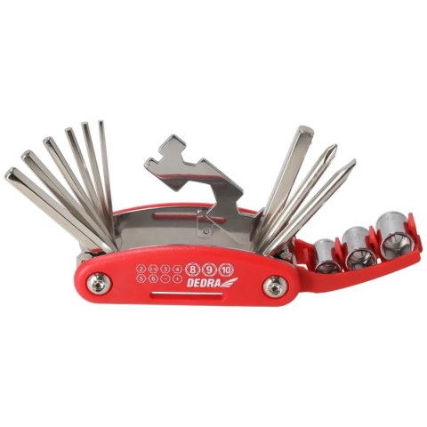 MULTITOOL - MULTINARZĘDZIE ROWEROWE 15 EL.