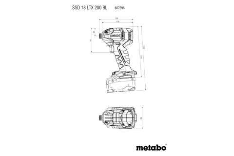 ZAKRĘTARKA AKUMULATOROWA 1/4'' SSD 18 LTX 200 BL