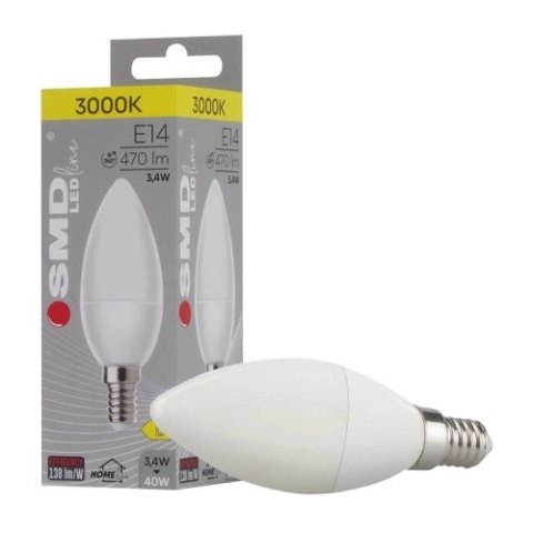 ŻARÓWKA E14 LED SMD WW C37 ŚWIECOWA HOMELINE 0168