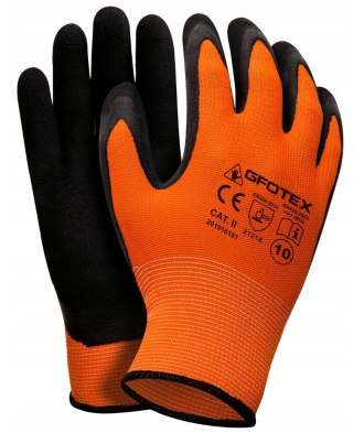 RĘKAWICE OCHRONNE POWLEKANE SPIENIONYM LATEXEM/FOAM ROZ. 10