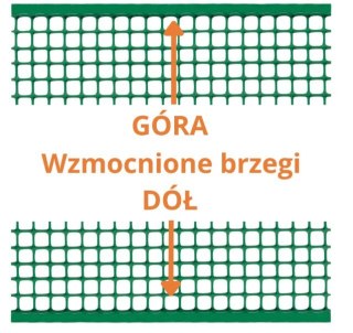 SIATKA PVC QUADRA 20 ZIELONA 1.0M*10MB OCZKO 20MM