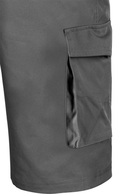 KRÓTKIE SPODENKI MIX&MATCH 2WAY STRETCH GRAFIT ROZMIAR XXL