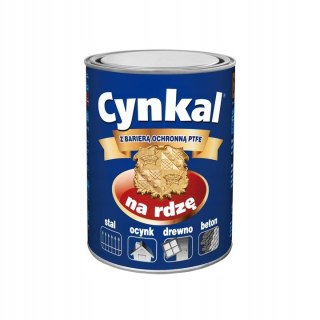 GRUNTOEMALIA AKRYLOWA CYNKAL 0.7 CZARNY PÓŁMAT 9005