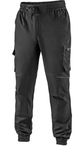SPODNIE CXS DO PASA VENATOR JOGGER, CZARNE ROZM. 56